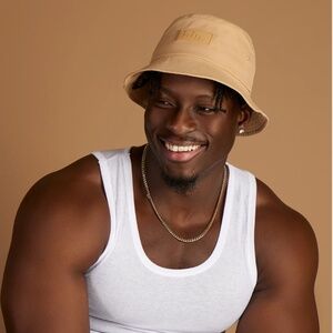 KIN Satin Lined Bucket Hat - Tan